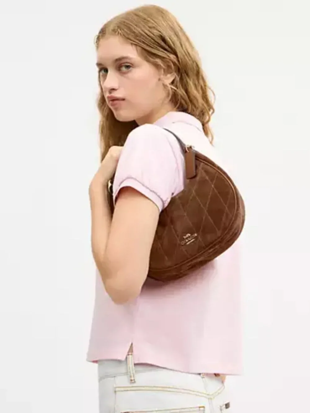 Coach Emily Shoulder Bag With Quilting